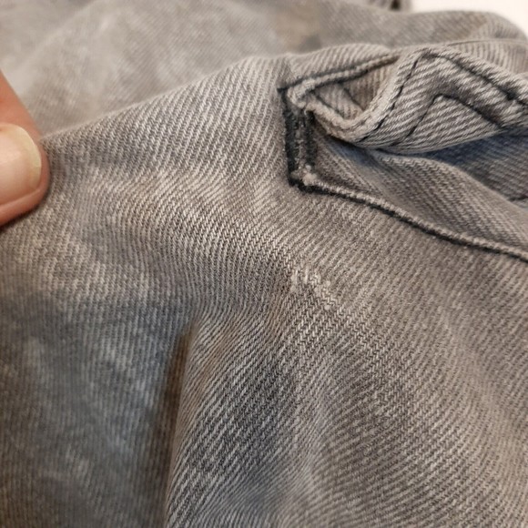 Vintage Michael Sloane Acid Washed Jeans Gray Size 34/34 Distressed Pleated 80's - Picture 14 of 16